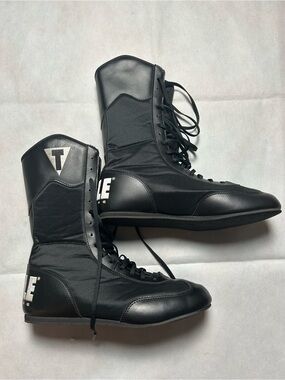 Title boxing black tall boxing sneakers NWOB size 11